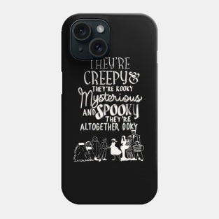 Addams Family Creepy Spooky Halloween Phone Case