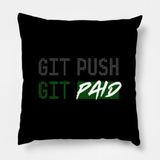 Git Push Git Paid Pillow