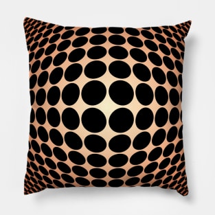 Homage to Vasarely 4 Pillow