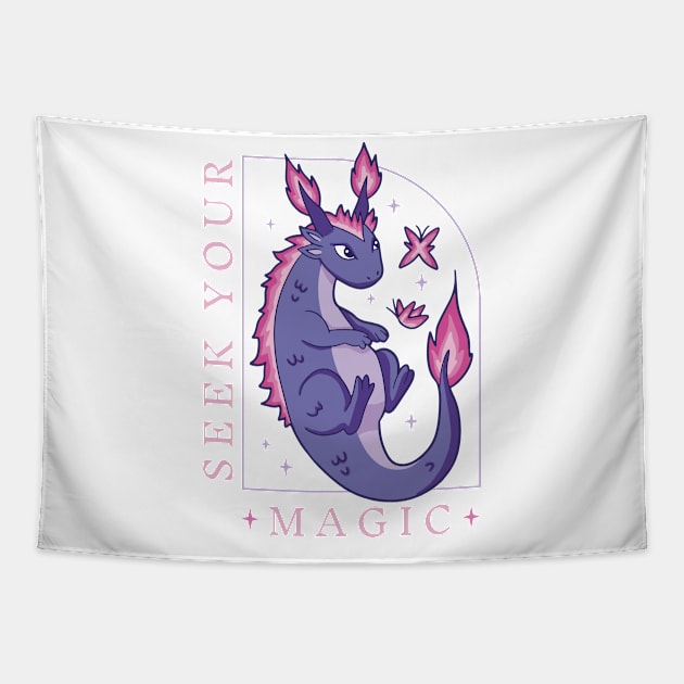 Dragon Fire Tapestry by LindenDesigns