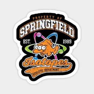 Vintage Property Of Springfield Isotopes Magnet