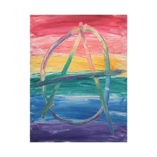 rainbow anarchy T-Shirt