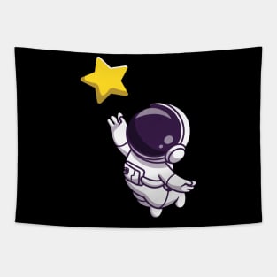 Space man reach design Tapestry