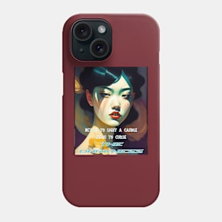 Better to Light a Candle than to curse the darkness (Asian girl) Phone Case