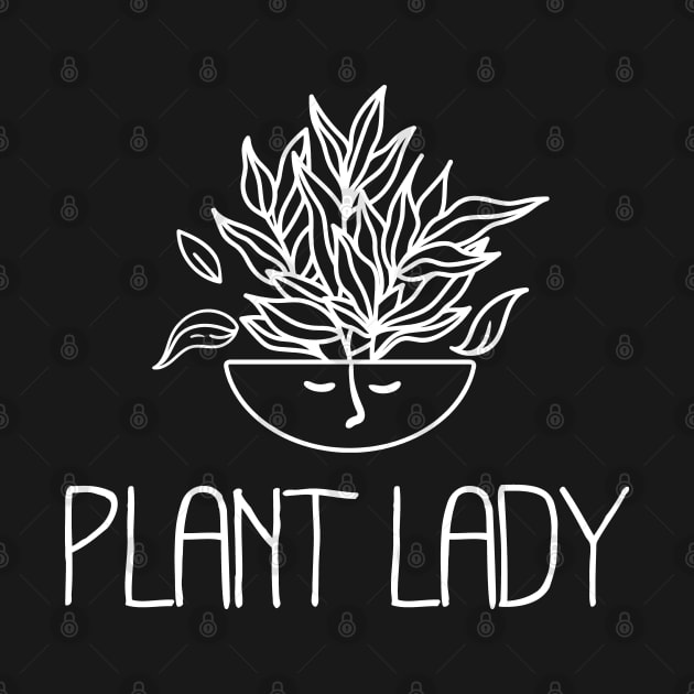 Plant Lady - Leafy Houseplant by Whimsical Frank