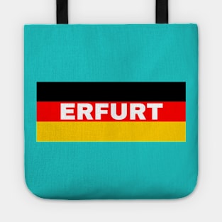 Erfurt City in German Flag Tote