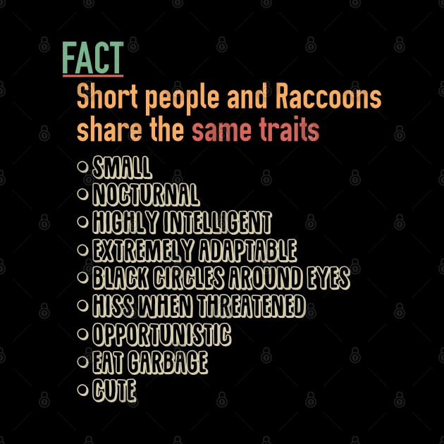 Raccoons and Short People are Similar by giovanniiiii