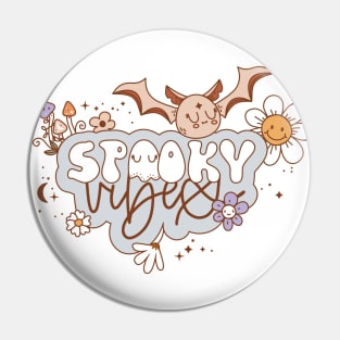 Spooky vibes cottage core design Pin