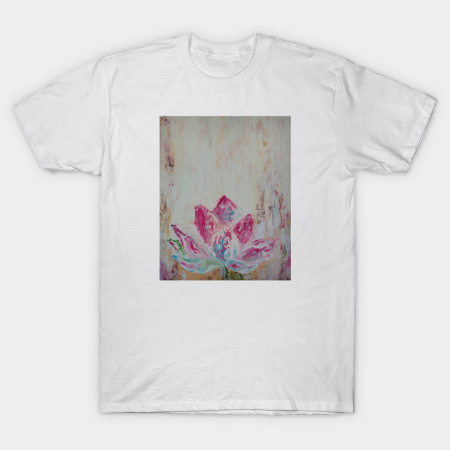 Original Acrylic Painting Abstract Lotus For Your Design