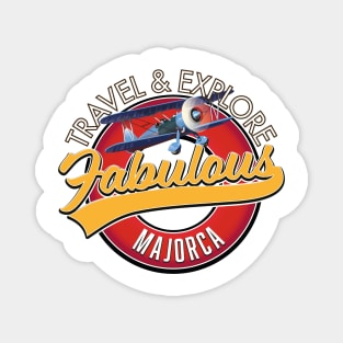travel explore fabulous Majorca logo Magnet