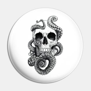 skull tentacles Pin