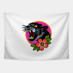 Neon Panther Tapestry