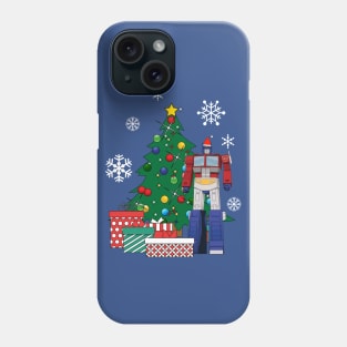 Optimus Prime Around The Christmas Tree Phone Case
