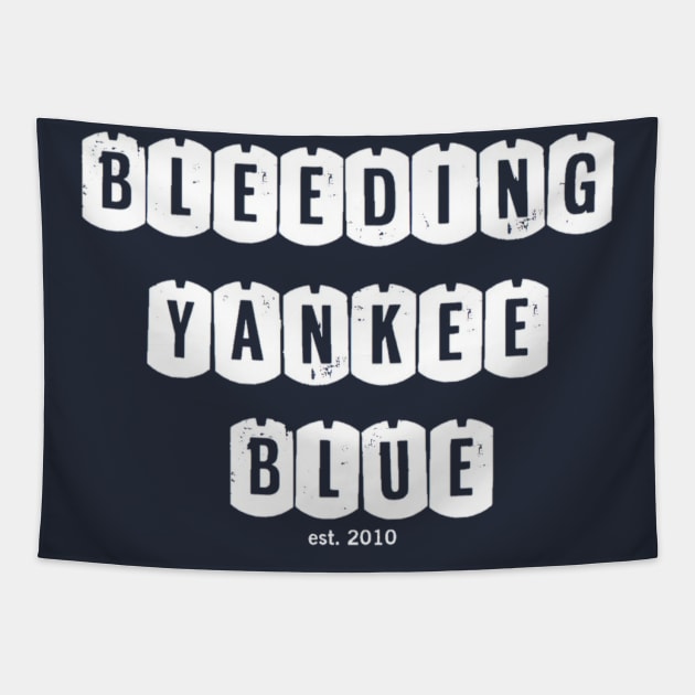 Bleeding Yankee Blue 2023 Design Tapestry by Bleeding Yankee Blue