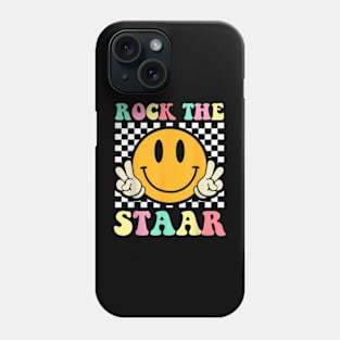 Rock The Staar Retro Smile Teacher Kids Testing Test Day Phone Case