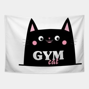 Gym Cat Tapestry