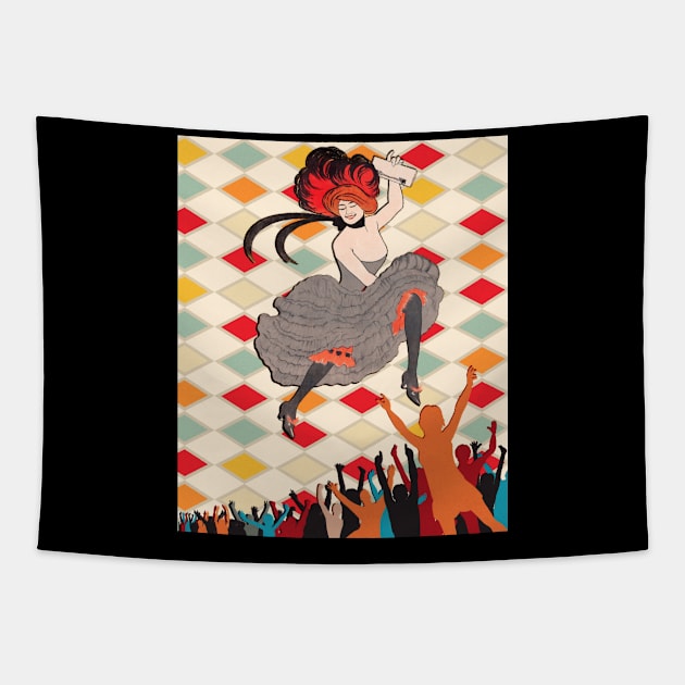 Burlesque is Back! Tapestry by WearablePSA