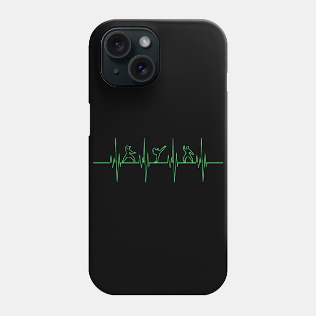 Heart Beats For Martial Arts Phone Case by DeidraRae