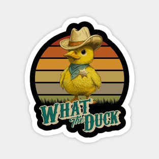Yellow Duck Sheriff Magnet