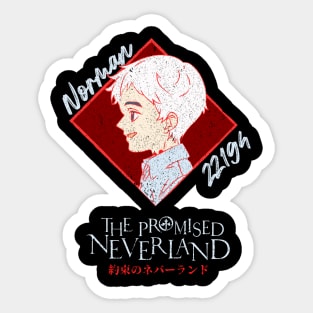 The Promised Neverland Norman Sticker for Sale by mooch-er