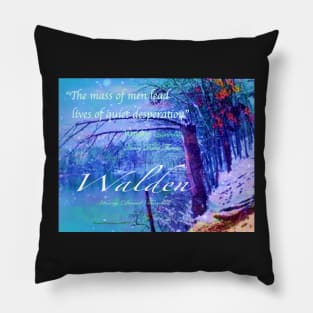 Thoreau Walden Pond Pillow