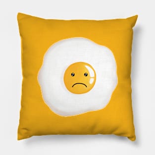 sunny "sad" up egg Pillow