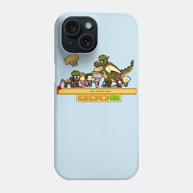 Game Society Scribbles Phone Case by Argyle