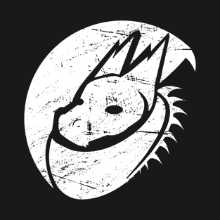 Distressed Fantasy Dragon Icon T-Shirt