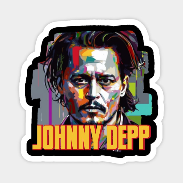 Johnny Depp Magnet by Pixy Official