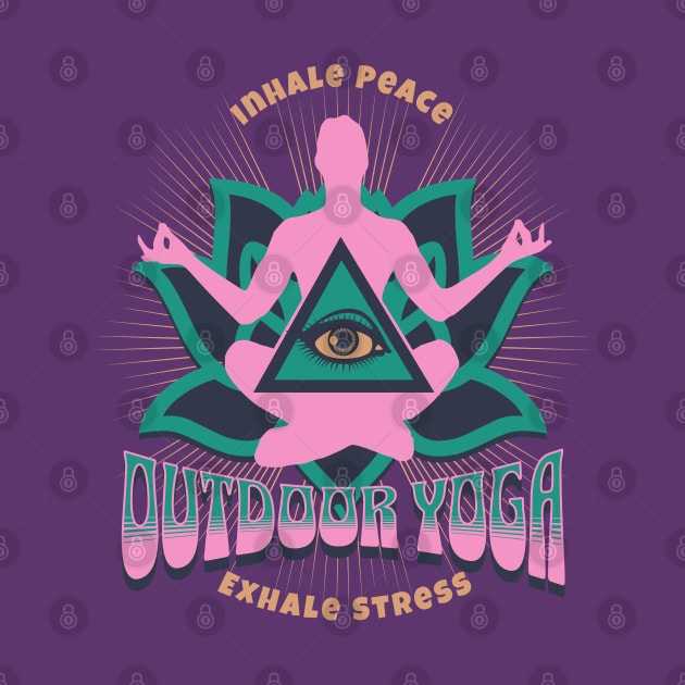 Outdoor Yoga by Delicious Art