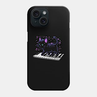 Purrfect Meowlody: Piano Paws Phone Case