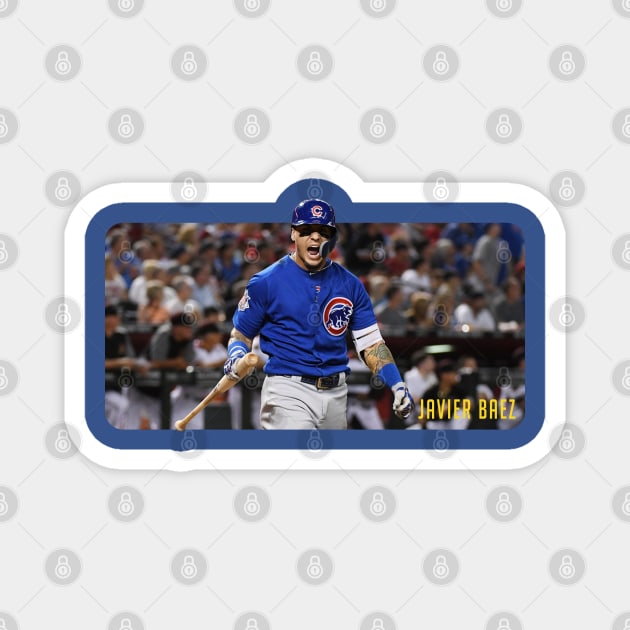 javier baez fanmade 2 Magnet by rsclvisual