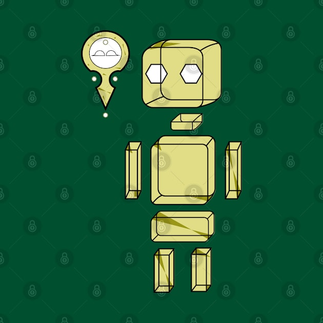 Gold Geometric Buddy by Eksinxx