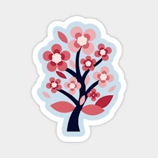 Cherry Blossoms Floral Spring Design Magnet