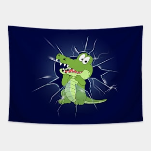 Crackodile Tapestry