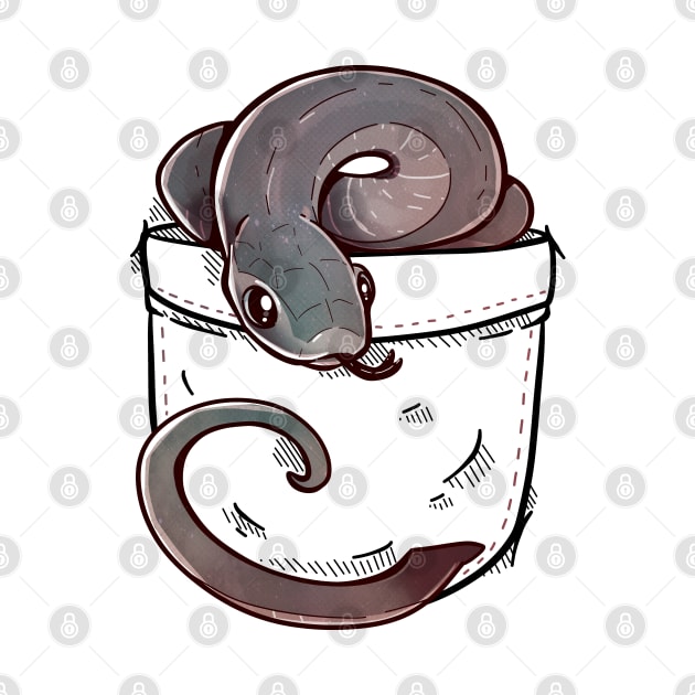 Pocket Cute Egg Eating Snake Pet by TechraPockets