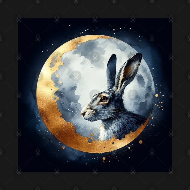 Moon Hare 4 by Pesto.Frankie