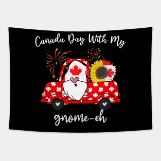 Gnome EH Canada Pride, Canada Day With My Gnomies Truck Tapestry