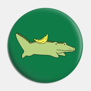 Banana Alligator Pin