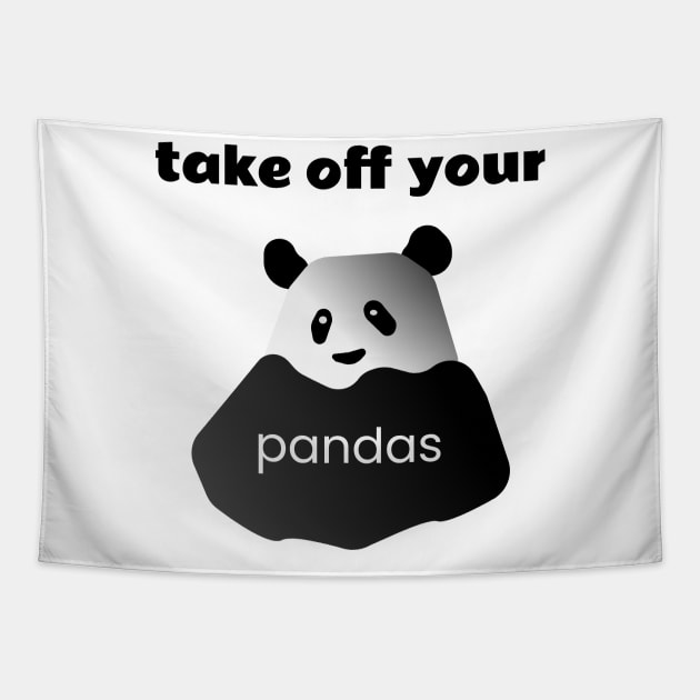 Take of Your Pandas! Tapestry by Davey's Designs