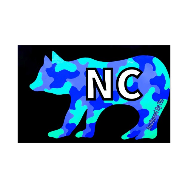 Salty NC Bear by AnchoredByFin