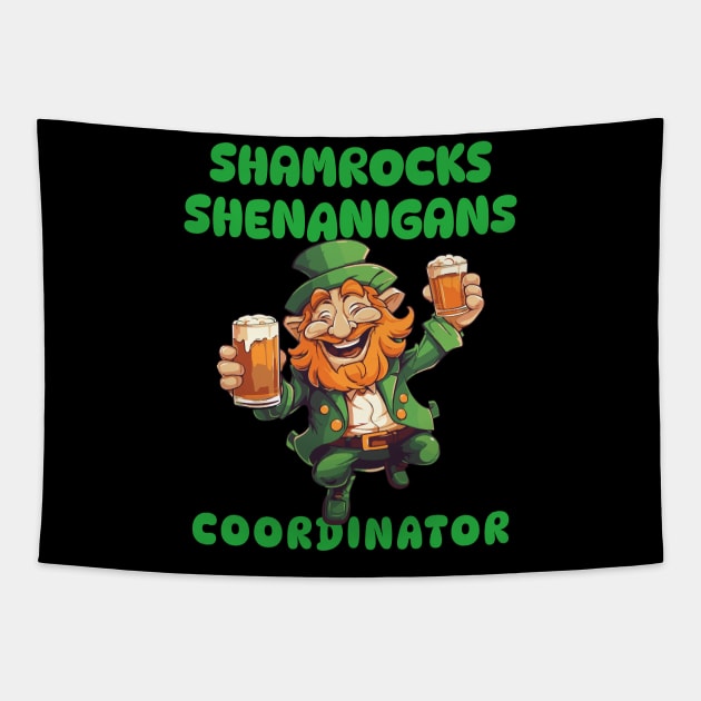 Shamrocks Shenanigans Coordinator Tapestry by TheMrGrizzly