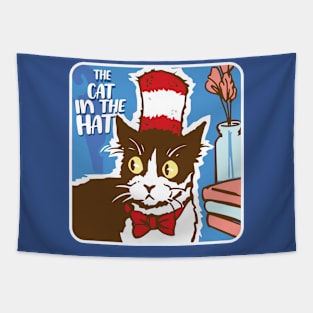 Cat in Hat Book Character Tapestry