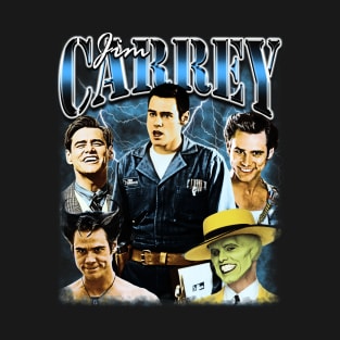 Jim Carrey - 90's bootleg design T-Shirt