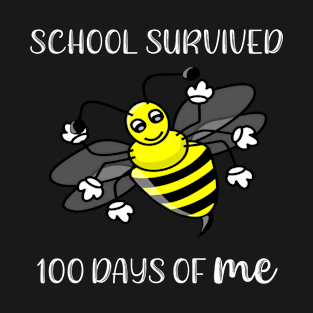 School Survived 100 Days of Me Bee T-Shirt