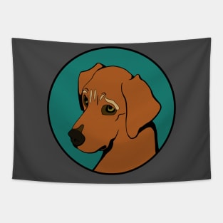 Judgmental Dog - Funny Animal Design Tapestry