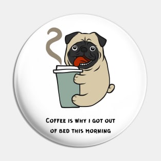 Coffee Dog Pin