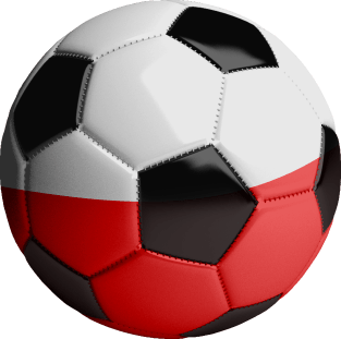 Poland Soccer Ball Magnet