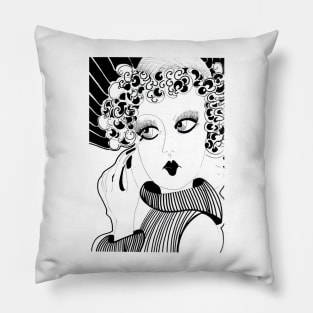 LIPSTICK DOLLY ,,, House of Harlequin Pillow