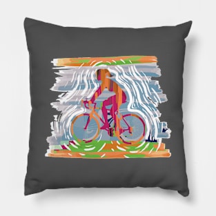 Vintage Bikes For Women Gift for Women Pillow